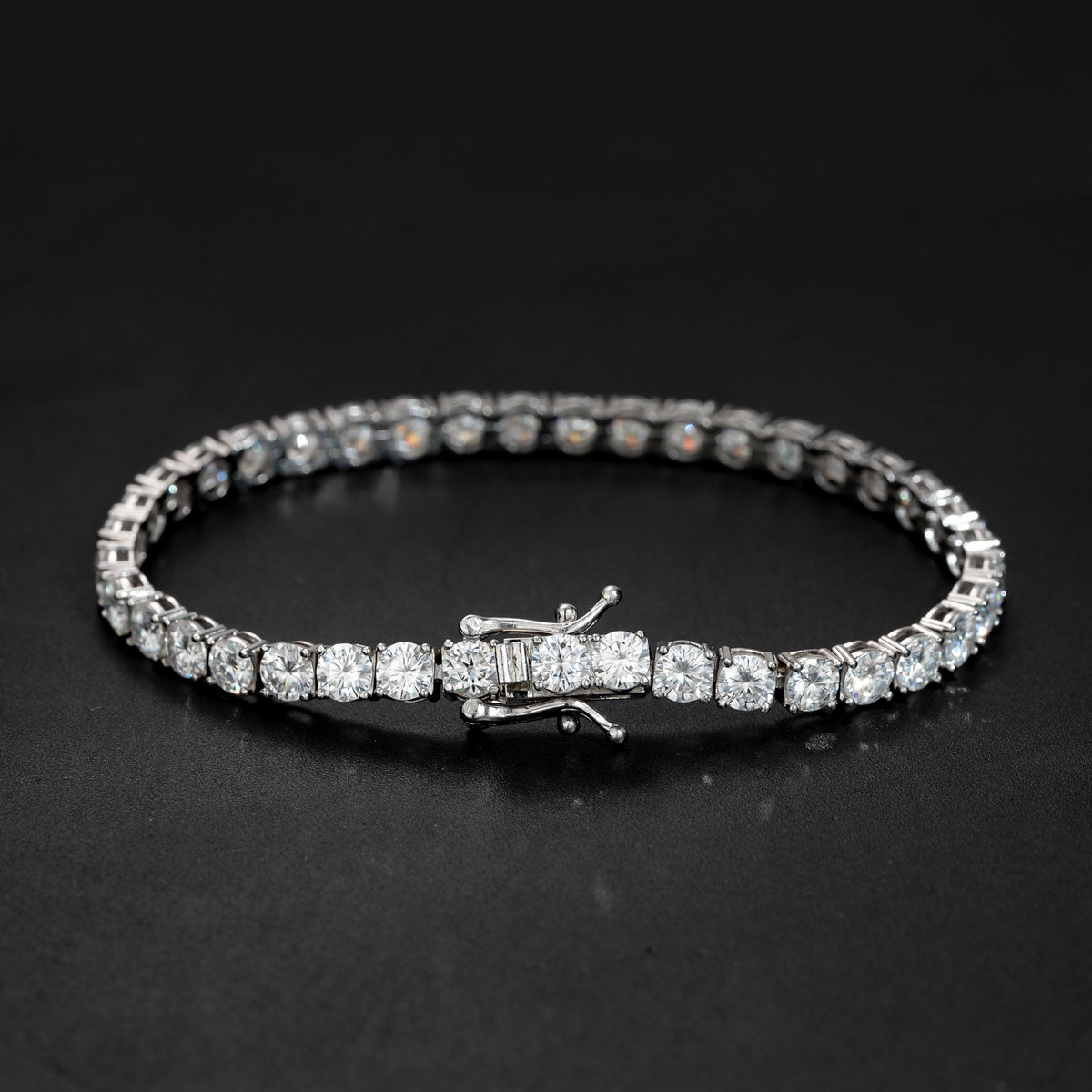 SSS - Tennis Chain Icedout Round Cut diamond Neckalce