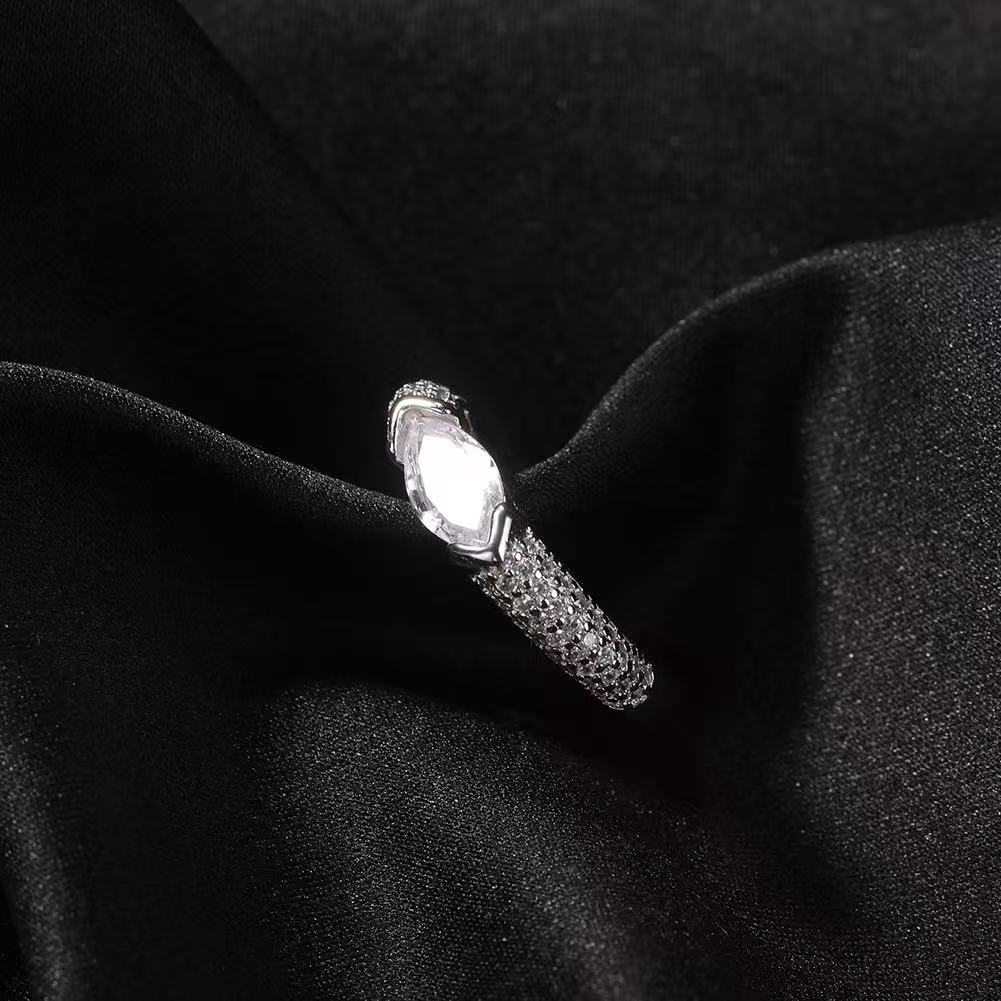 SSS -   Marquise diamonds set  adjustable Diamond ring