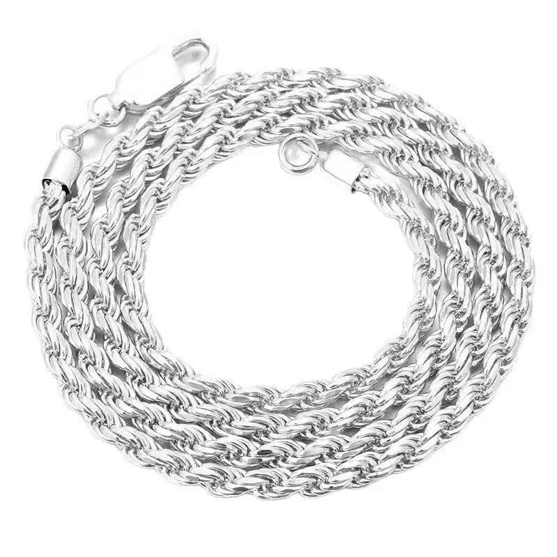 SSS - 5MM Rope gold 14k solid gold chain necklace