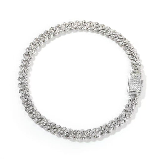 SSS - 6MM Icedout Cuban Miami Diamond Chain