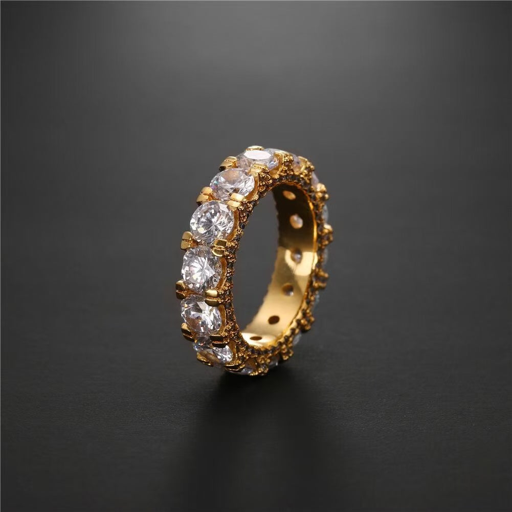 SSS - Icedout Eternity Diamond Round Cut Ring