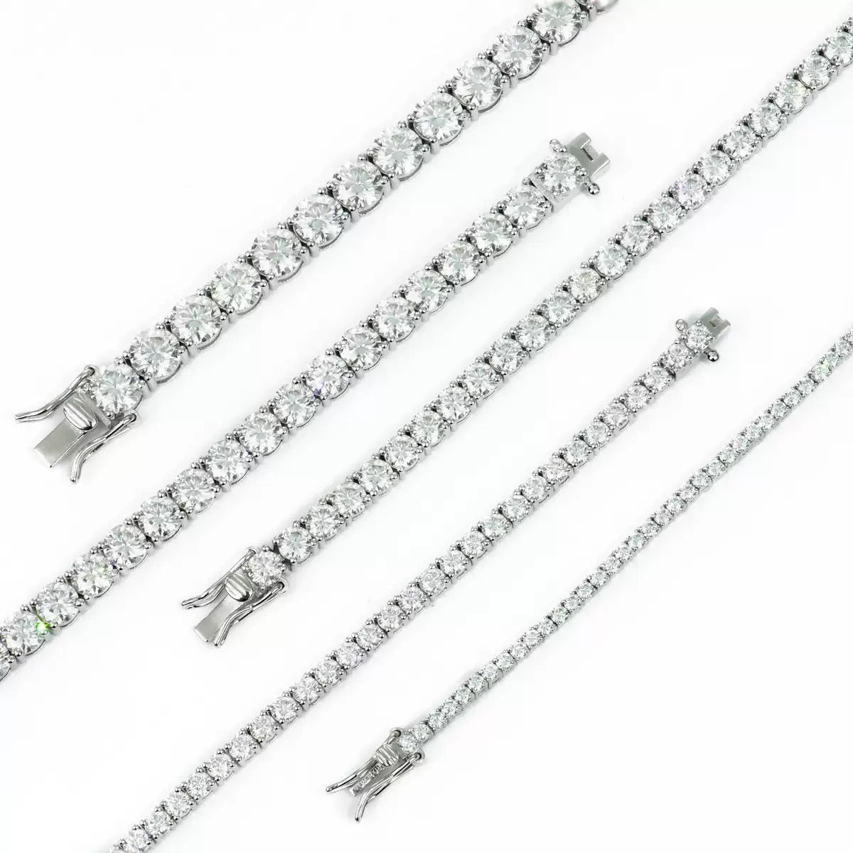 SSS - Tennis Chain Icedout Round Cut diamond Neckalce