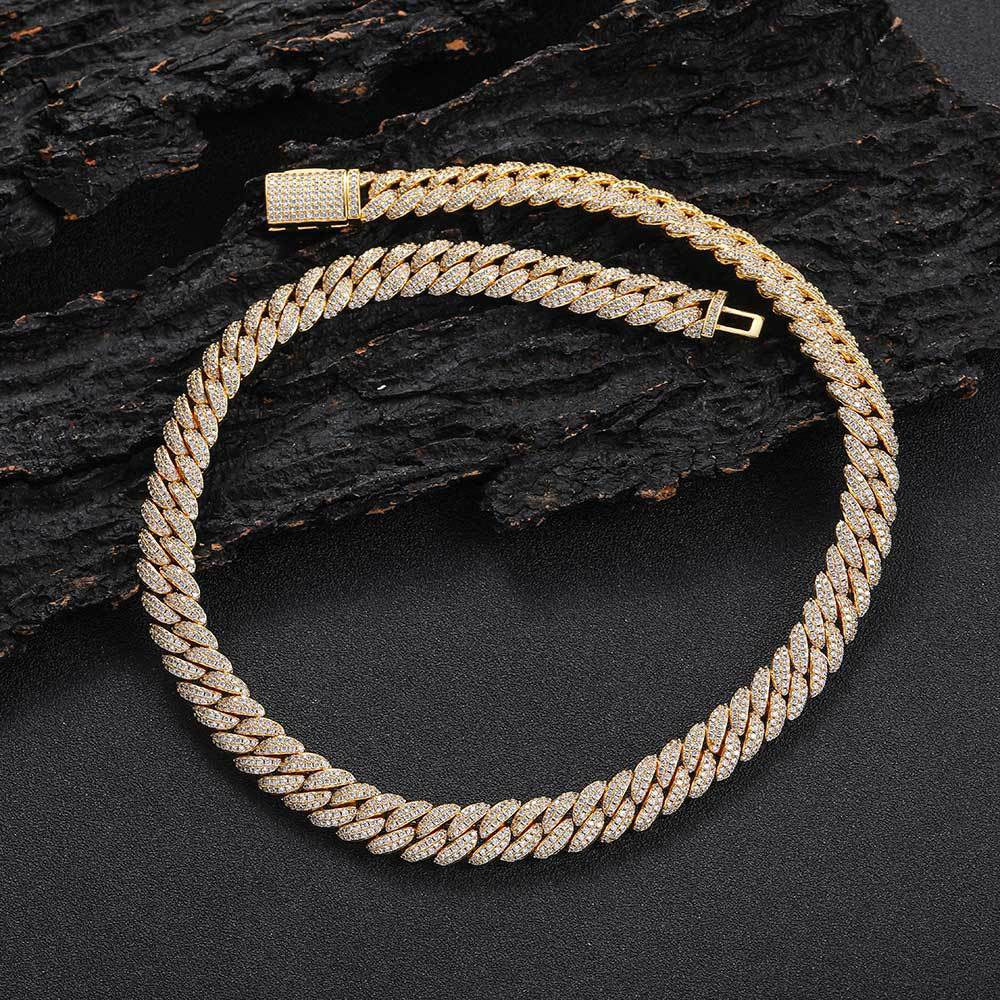 SSS - 10MM Icedout Cuban Link diamond Necklace