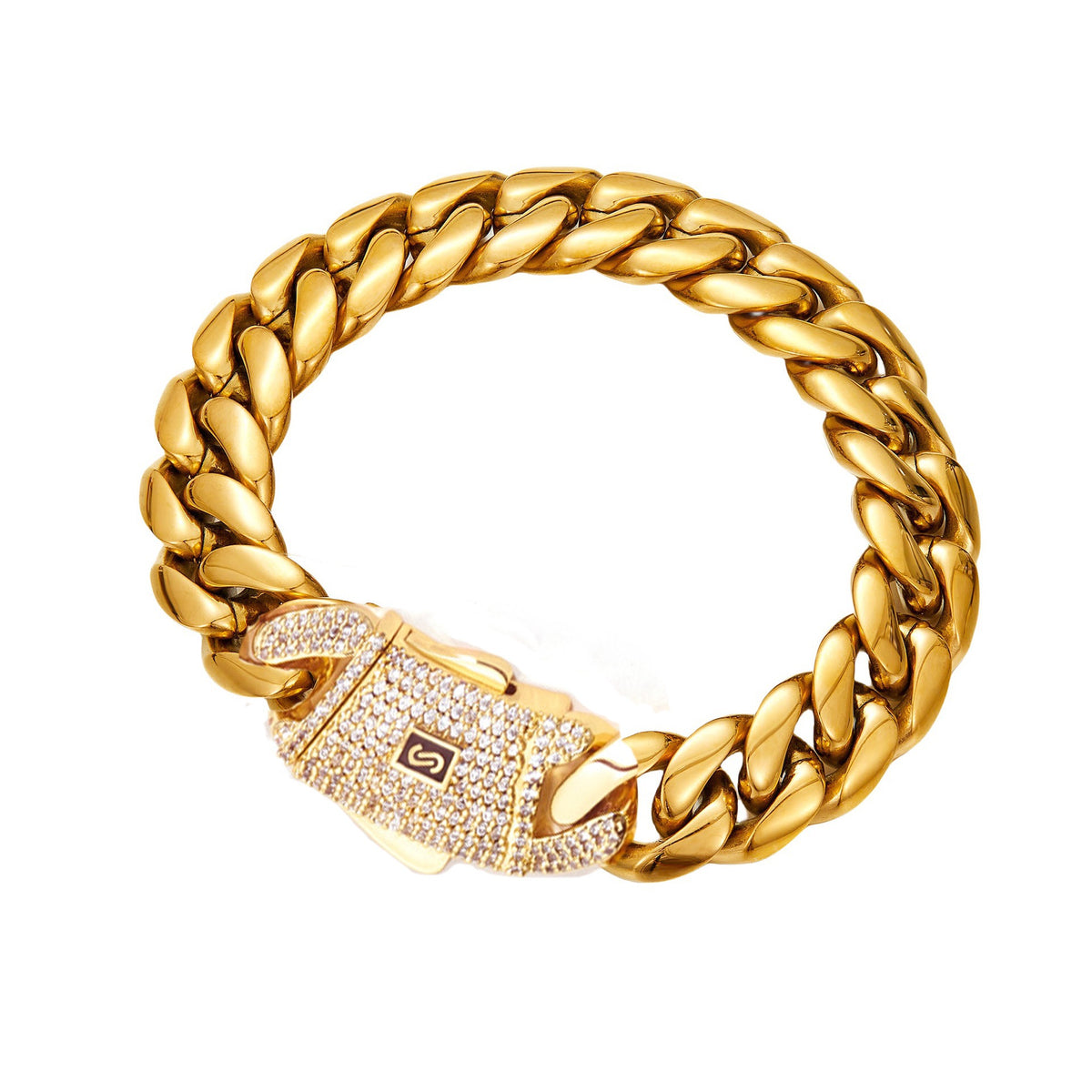 SSS - 15MM Cuban 18k solid gold Miami Cuban necklace