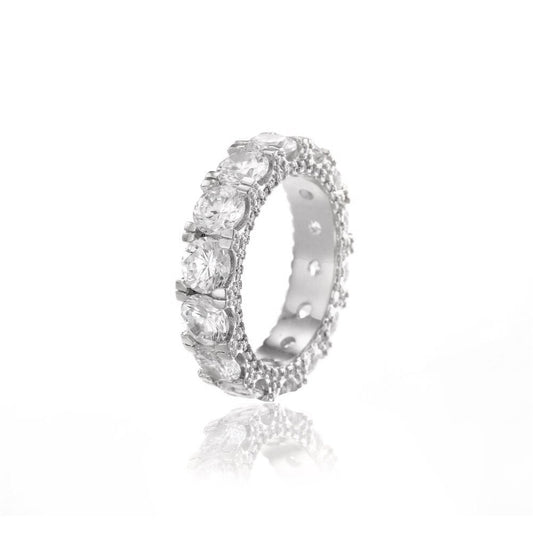 SSS - Icedout Eternity Diamond Round Cut Ring