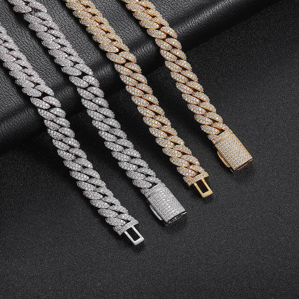 SSS - 10MM Icedout Cuban Link diamond Necklace