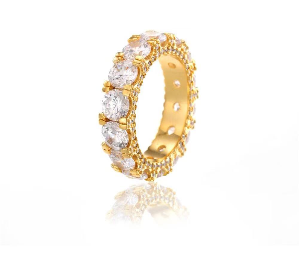 SSS - Icedout Eternity Diamond Round Cut Ring