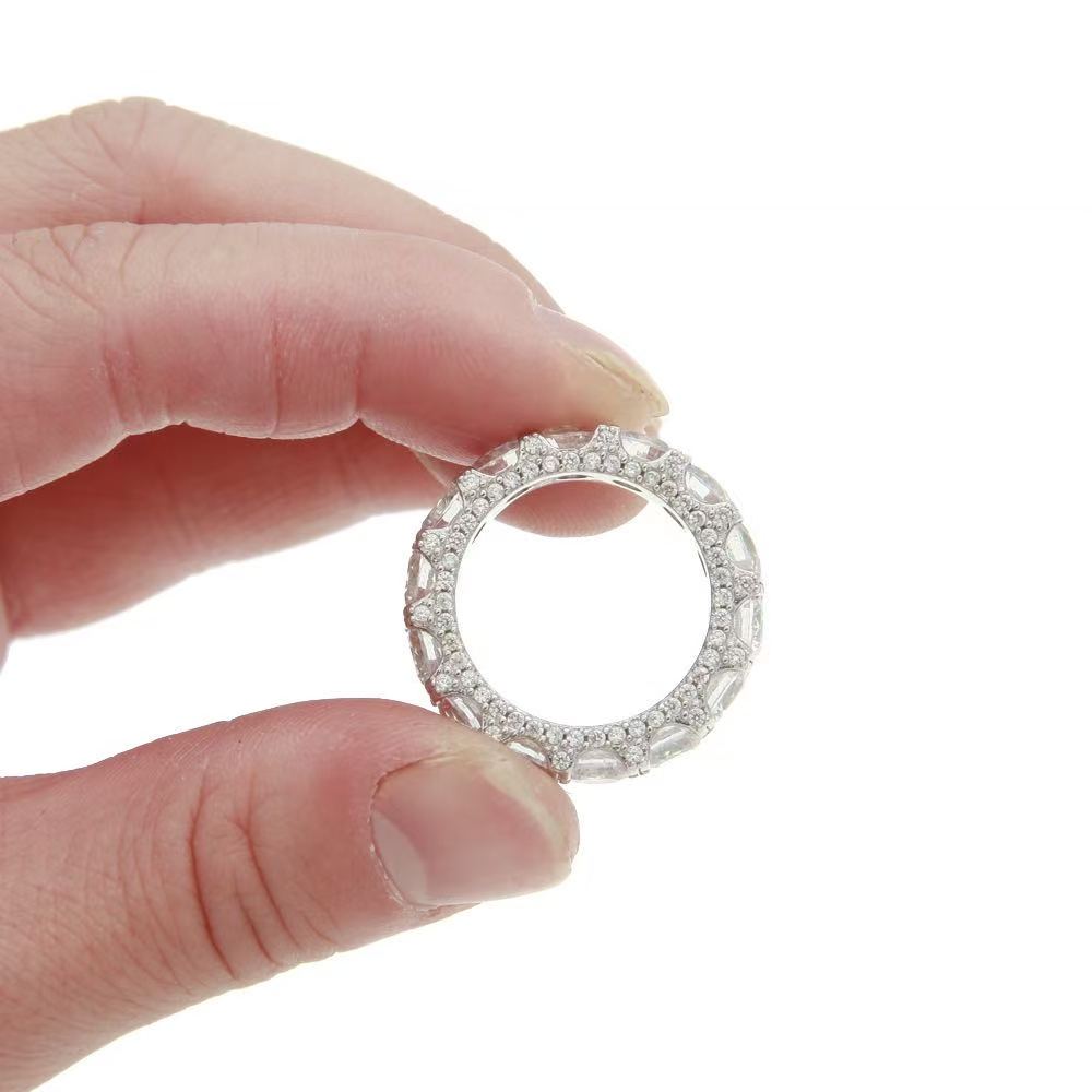 SSS - Icedout Eternity Diamond Round Cut Ring