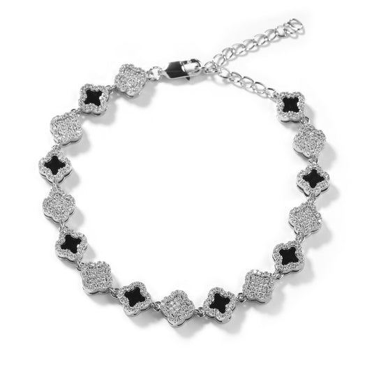 SSS - Clover GVC Plating gold diamond bracelet